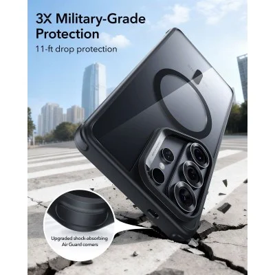 ESR Classic Hybrid Case for Galaxy S26 Ultra - Clear Black
